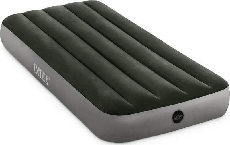 Фото №3 Матрас надувной INTEX рас DOWNY BED 76x191x25см, встроенный ножной насос (64760)