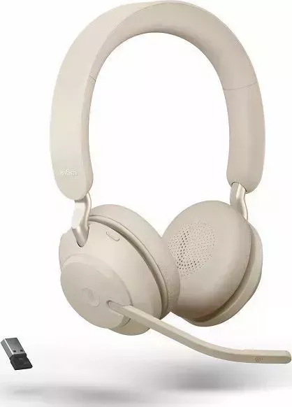 Компьютерная гарнитура Jabra Evolve2 65 бежевый (26599-999-998)