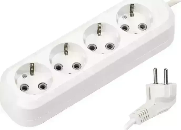 Фото №1 Удлинитель Smartbuy SBE-16-4-05-Z 4роз. 5м (16А/3.5кВт, ПВС 3х1.0)