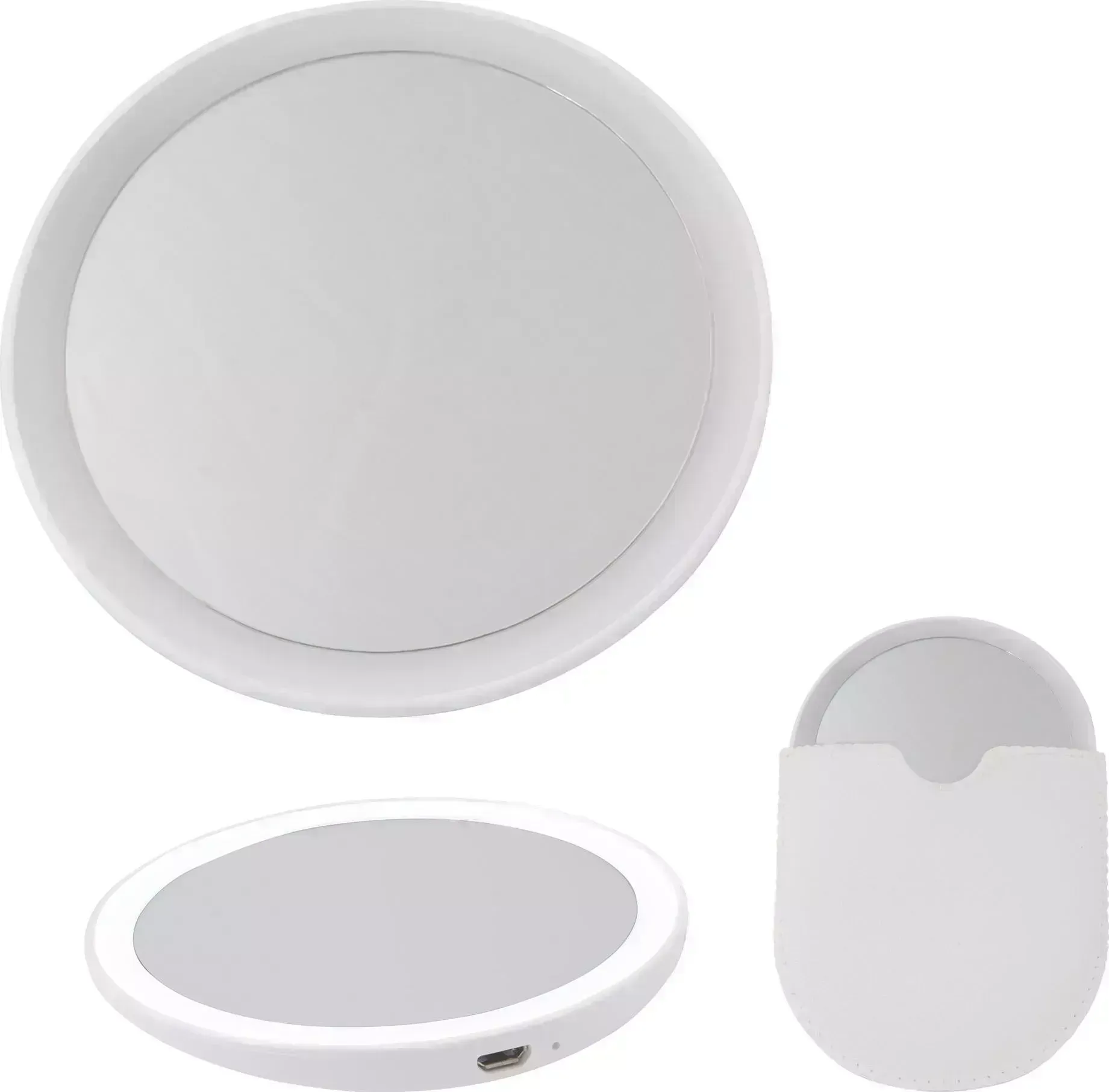Фото №1 Зеркало UNIEL Косметическое ULK-F73 SW/DIM/RECH WHITE