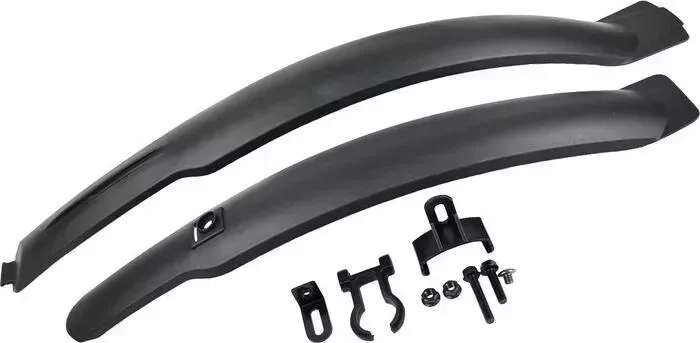 Крылья GHBIKE комплект пер+зад, GH-336F/R, 24-26, пластик, черный