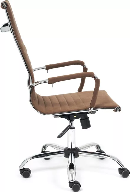 Фото №1 Кресло офисное TetChair Urban флок коричневый 6