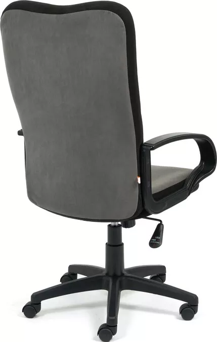 Фото №5 Кресло офисное TetChair СН757 флок серый/черный 29/35