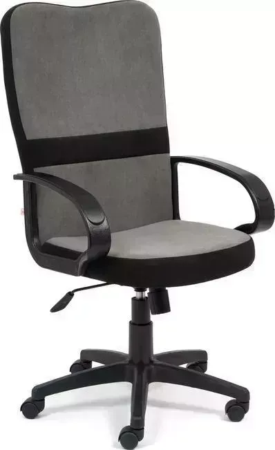 Фото №3 Кресло офисное TetChair СН757 флок серый/черный 29/35
