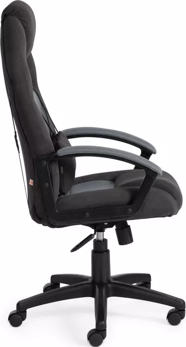 Фото №4 Кресло офисное TetChair Driver флок/ткань черный/серый 35/TW-12