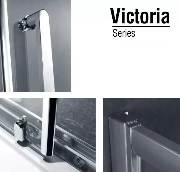 Фото №4 Душевой уголок GEMY Victoria 100х100 матовый, хром (S30191HM-A100M)