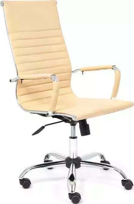 Фото №4 Кресло офисное TetChair Urban кож/зам бежевый 36-34