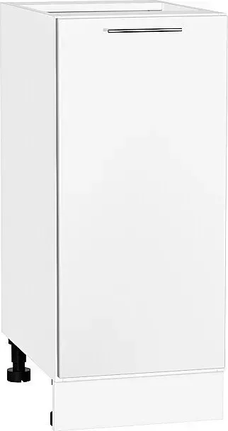 Фото №4 Шкаф нижний VIVAT с 1-ой дверцей Валерия-М Белый глянец