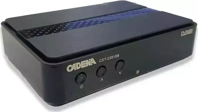 Фото №1 Ресивер цифровой Cadena Тюнер DVB-T2 CDT-2291SB черный