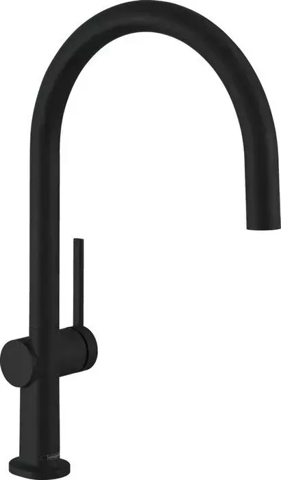 Фото №2 Смеситель для кухни Hansgrohe Talis черный матовый (72804670)