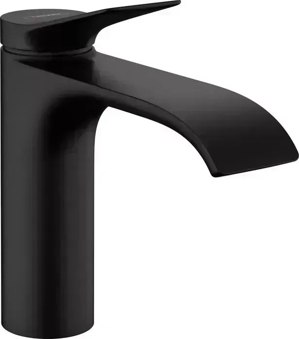 Фото №1 Смеситель для раковины Hansgrohe Vivenis с донным клапаном, черный матовый (75020670)