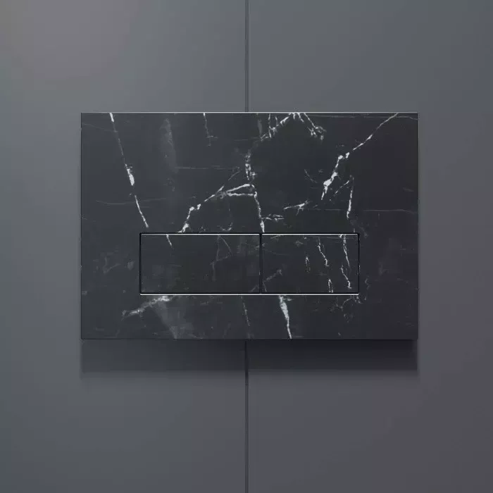 Фото №3 Кнопка смыва IDDIS On-X 001 чёрный мрамор (ONX01B0i77)