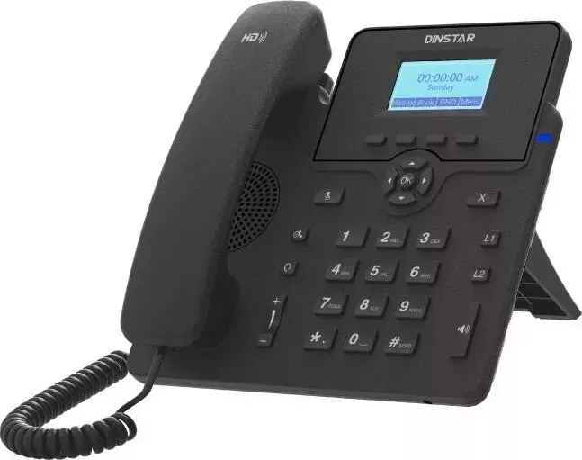 Фото №2 VoIP-телефон Dinstar C61SP черный