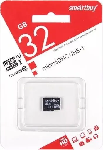 Фото №2 Карта памяти SMARTBUY (SB32GBSDCL10-00) MicroSDHC 32GB Class10 UHS-I