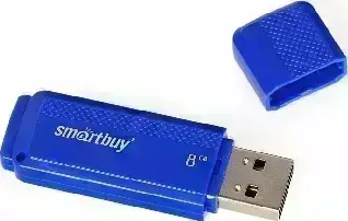 Фото №1 Флеш-накопитель SMARTBUY (SB8GBDK-B) 8GB DOCK BLUE