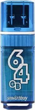 Фото №2 Флеш-накопитель SMARTBUY (SB64GBGS-B) 64GB GLOSSY SERIES BLUE