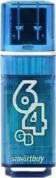 Фото №1 Флеш-накопитель SMARTBUY (SB64GBGS-B) 64GB GLOSSY SERIES BLUE
