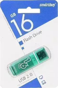 Фото №2 Флеш-накопитель SMARTBUY (SB16GBGS-G) 16GB GLOSSY SERIES GREEN
