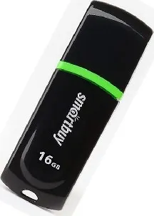 Фото №2 Флеш-накопитель SMARTBUY (SB16GBPN-K) 16GB PAEAN BLACK