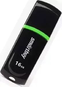 Фото №1 Флеш-накопитель SMARTBUY (SB16GBPN-K) 16GB PAEAN BLACK