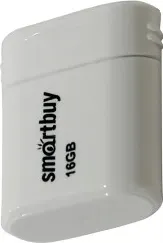 Фото №1 Флеш-накопитель SMARTBUY (SB16GBLARA-W) 16GB LARA WHITE