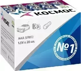 Фото №2 Батарейки КОСМОС KOCLR0320BOX