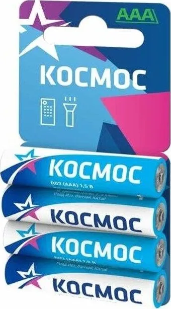 Фото №1 Батарейки КОСМОС KOCR034BL AAA
