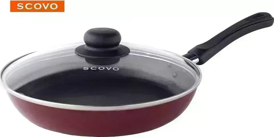 Фото №1 Сковорода SCOVO expert СЭ-026 со стекл. крышкой д.20 см (2)