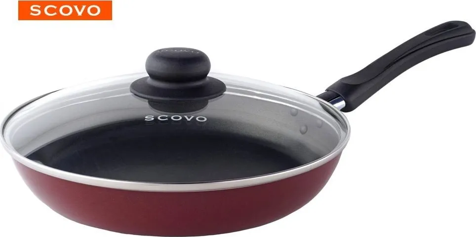 Фото №2 Сковорода SCOVO expert СЭ-027 со стекл. крышкой д.22 см (2)