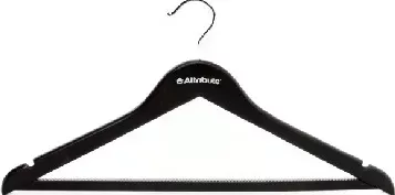 Фото №1 Вешалка ATTRIBUTE AHP244 Набор вешалок универсальных SILUET BLACK 44см