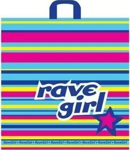 Фото №2 Пакеты АРТПЛАСТ ( ПТЛ51907) петлевая ручка 60х50+11- Rave girl ТЛ11021