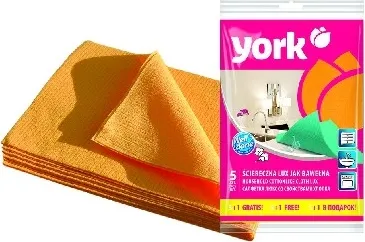 Фото №2 Принадлежности для уборки YORK салфетка ЛЮКС сверхвлаговпитывающая 5шт+1шт 020330