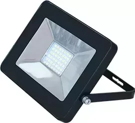 Фото №1 Прожектор ECOLA JPBV20ELB 20.0W 220V 4200K IP65 тонкий Черный 146х102х17