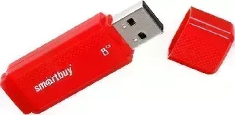 Фото №2 Флеш-накопитель SMARTBUY (SB8GBDK-R) 8GB DOCK RED