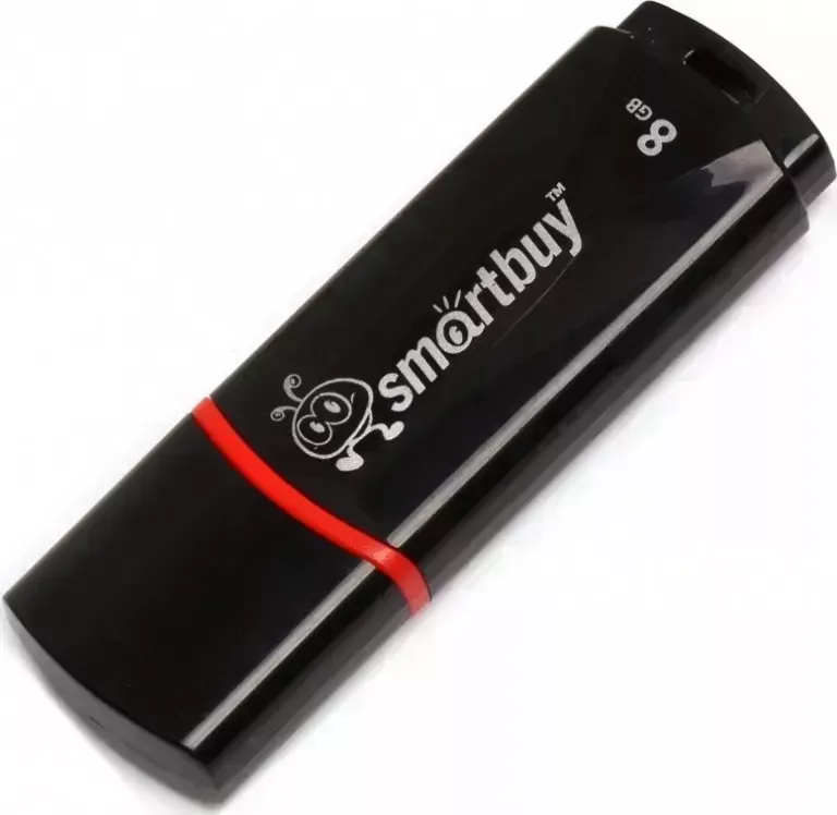 Фото №2 Флеш-накопитель SMARTBUY (SB8GBCRW-K) 8GB CROWN BLACK