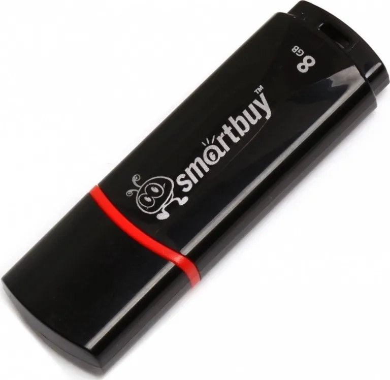 Фото №1 Флеш-накопитель SMARTBUY (SB8GBCRW-K) 8GB CROWN BLACK