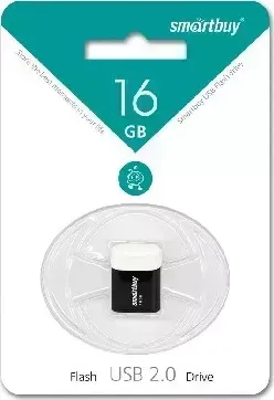 Фото №2 Флеш-накопитель SMARTBUY (SB16GBLARA-K) 16GB LARA BLACK