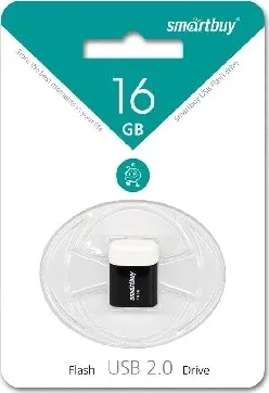 Фото №1 Флеш-накопитель SMARTBUY (SB16GBLARA-K) 16GB LARA BLACK