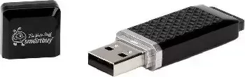 Фото №2 Флеш-накопитель SMARTBUY (SB32GBQZ-K) 32GB QUARTZ SERIES BLACK