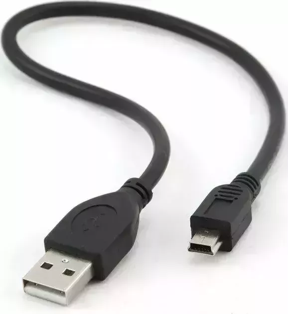 Фото №1 Кабель GEMBIRD /Cablexpert (08178) CCP-USB2-AM5P-1 AM/miniBM 5P 0.3м экран (10)