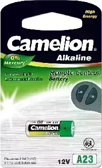Фото №1 Батарейки CAMELION (12827) LR23A BL-1 MERCURY FREE (A23-BP1, батарейка,12В)