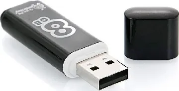 Фото №2 Флеш-накопитель SMARTBUY (SB8GBGS-K) 8GB GLOSSY SERIES BLACK