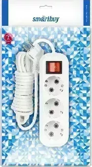 Фото №1 Удлинитель SMARTBUY (SBE-16-3-15-ZS) 3 гнз х 15 м (16А/3.5кВт, ПВС 3х1.0)