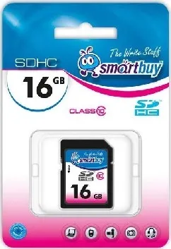 Фото №1 Карта памяти SMARTBUY SDHC 16GB Class10