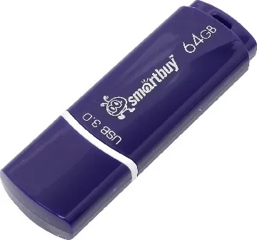 Фото №2 Флеш-накопитель SMARTBUY (SB64GBCRW-BL) 64GB CROWN BLUE 3.0