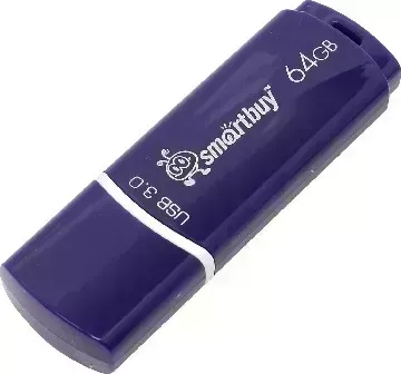 Фото №1 Флеш-накопитель SMARTBUY (SB64GBCRW-BL) 64GB CROWN BLUE 3.0