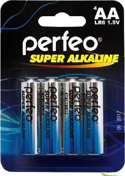 Фото №2 Батарейки PERFEO LR6-4BL SUPER ALKALINE (120)