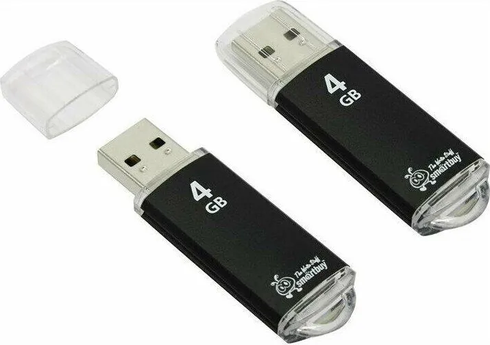 Фото №3 Флеш-накопитель SMARTBUY 4GB V-CUT BLACK