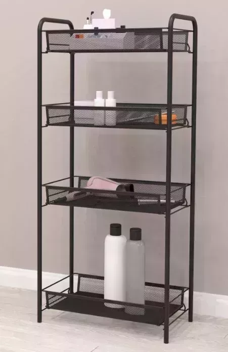 Фото №1 Этажерка ЗМИ "Ладья 24" (LADYA 24 storage rack), черный Э 556 Ч