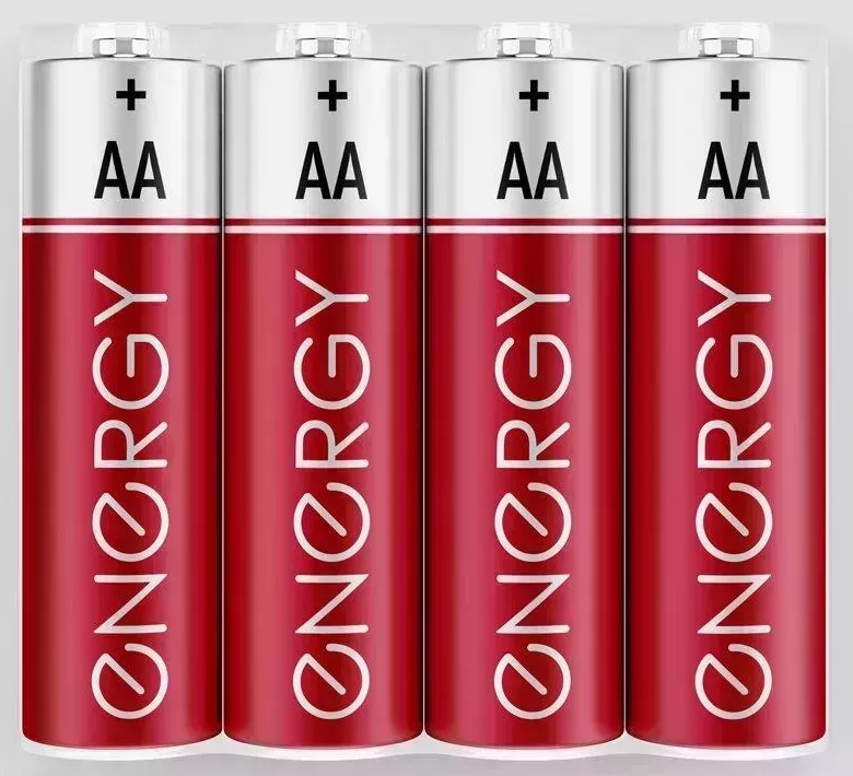Фото №2 Батарейка ENERGY солевая R6/4S (AА) (104407)